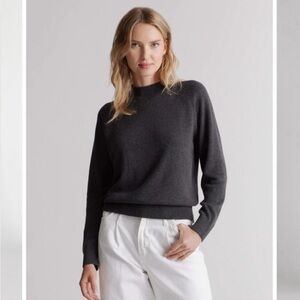 Quince mockneck sweater